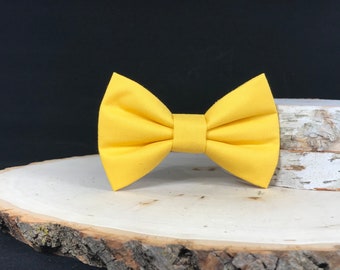 Yellow Dog Bow Tie | Cat Bow Tie | Dog Bowties | Spring Dog Bow Tie | Dog Bow Tie | Dog Collar Bow Tie | Dog Bandana | Pet Bow Tie | Bow