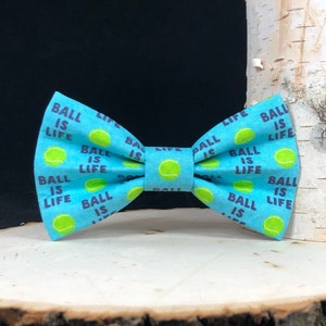 Ball is Life Dog Bow Tie Cat Bow Tie Dog Bowtie Dog Bow tie Dog Collar Bow Dog Bandana Bowties Dog Bowties Pet Bowtie Bow image 1