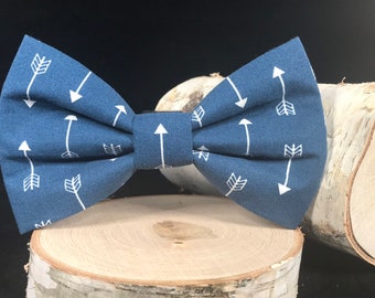 Arrows Dog Bow Tie | Cat Bow Tie | Dog Bowtie | Dog Bow tie | Dog Collar Bow | Dog Bandana | Bowties | Dog Bowties | Pet Bowtie |  Blue Bow