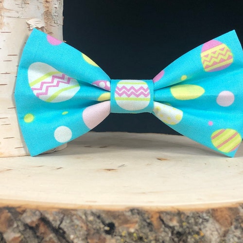 Easter Egg Dog Bow Tie Cat Bow Tie Dog Bowtie Dog Bows Etsy