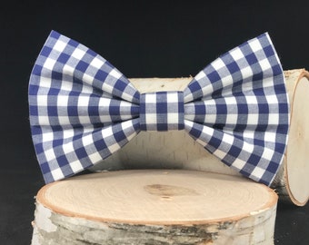 Gingham Dog Bow Ties | Cat Bow Tie | Summer Dog Bow | Dog Collar Bow | Dog Bow Tie | Pet Neckwear | Bow Tie | Gingham Bow