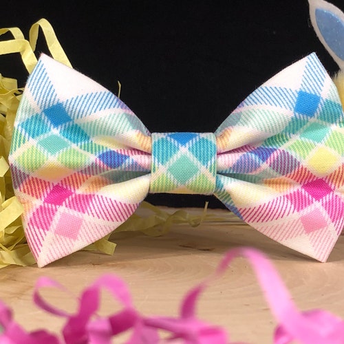 Easter Egg Dog Bow Tie Cat Bow Tie Dog Bowtie Dog Bows Etsy