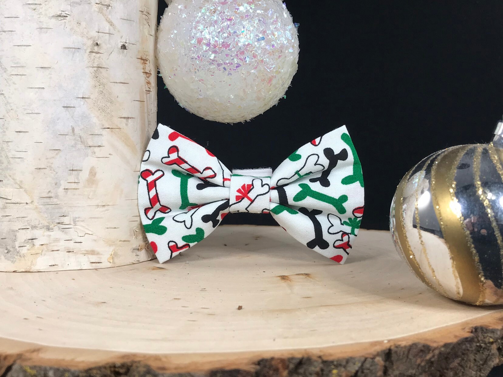 dog bone bow tie