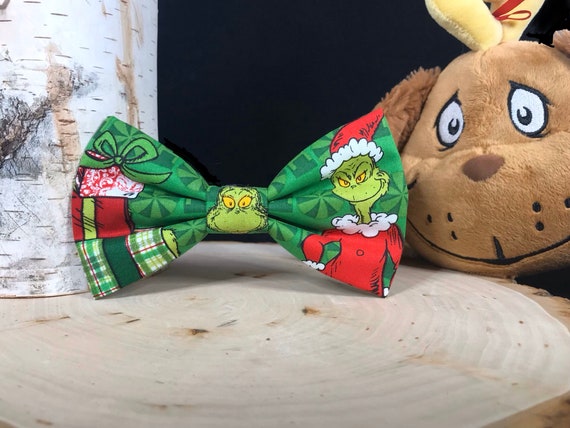 dog christmas bow tie