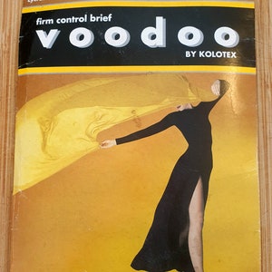 Voodoo Vintage Grigio Collant 1990 Vita Calze a Vita Alta