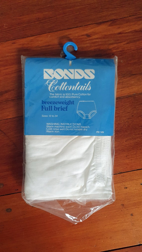 Bonds Full Breif Cotton Tails Breezeweight Made in Australia Still in  Packaging -  Australia