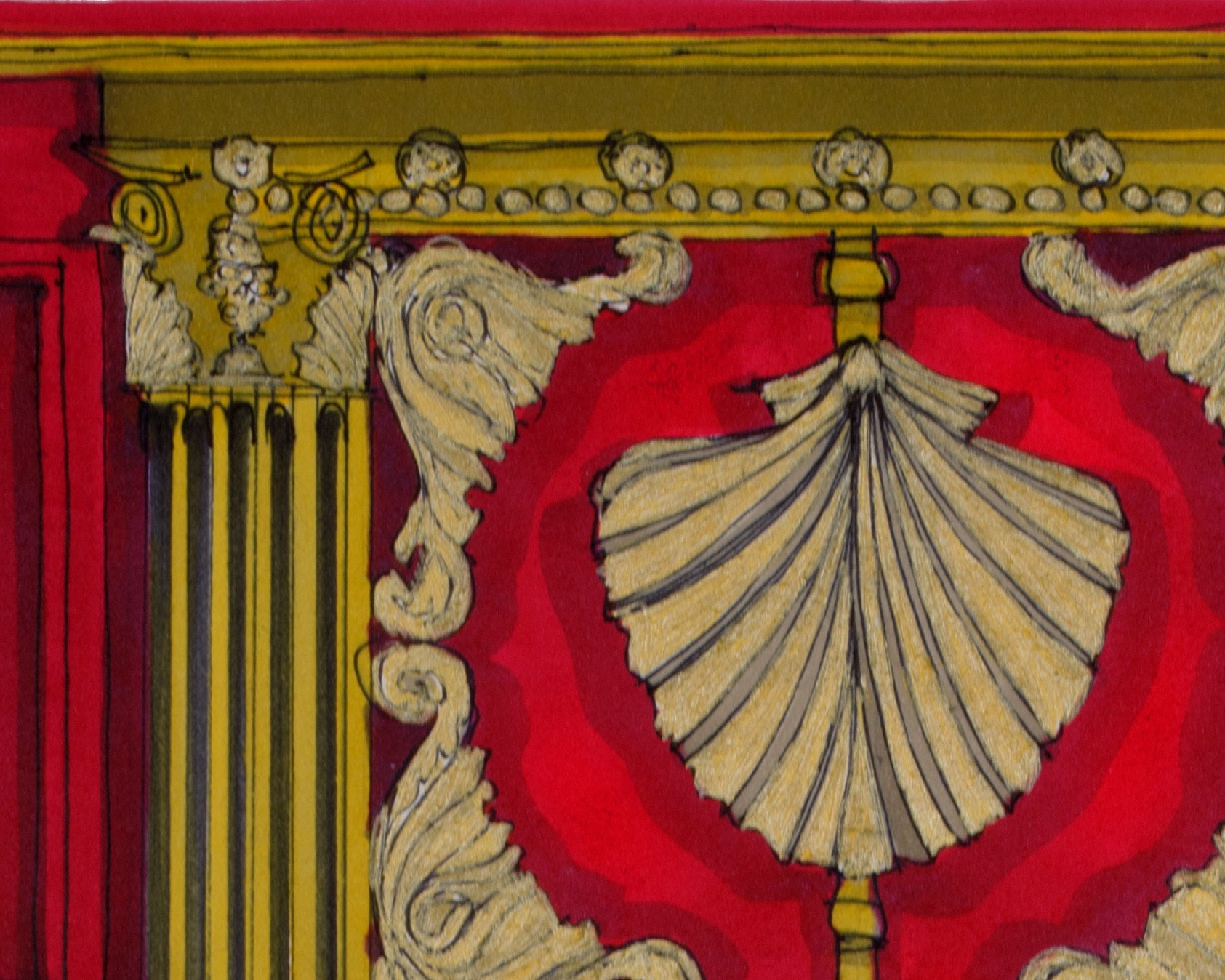 Paris A La Coquille D'or Fine Art Print Paris Sights Architectual Art