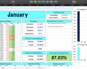 Apple Edition - Monthly Budget Sheet - Works with iPad