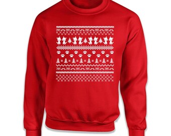 Ugly Christmas Sweater Hohoho Couples Matching Sweatshirts | Etsy