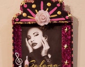 Selena Memorabilia, keepsake, Nicho, Mini Wall Hanging Home Altar Shrine Display or Christmas Tree Ornament.