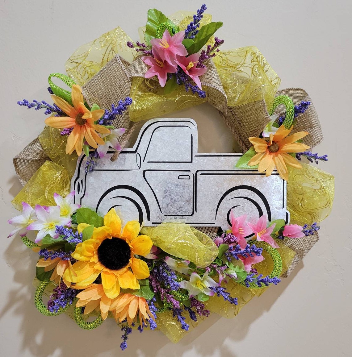 Country Door Wreath Springs Summer Easter Celebration Etsy