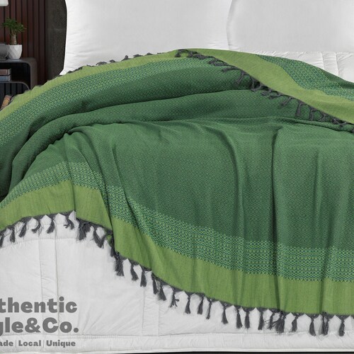 ARTEMIS Natural Cotton Blanket Throw for King/queen Size Etsy