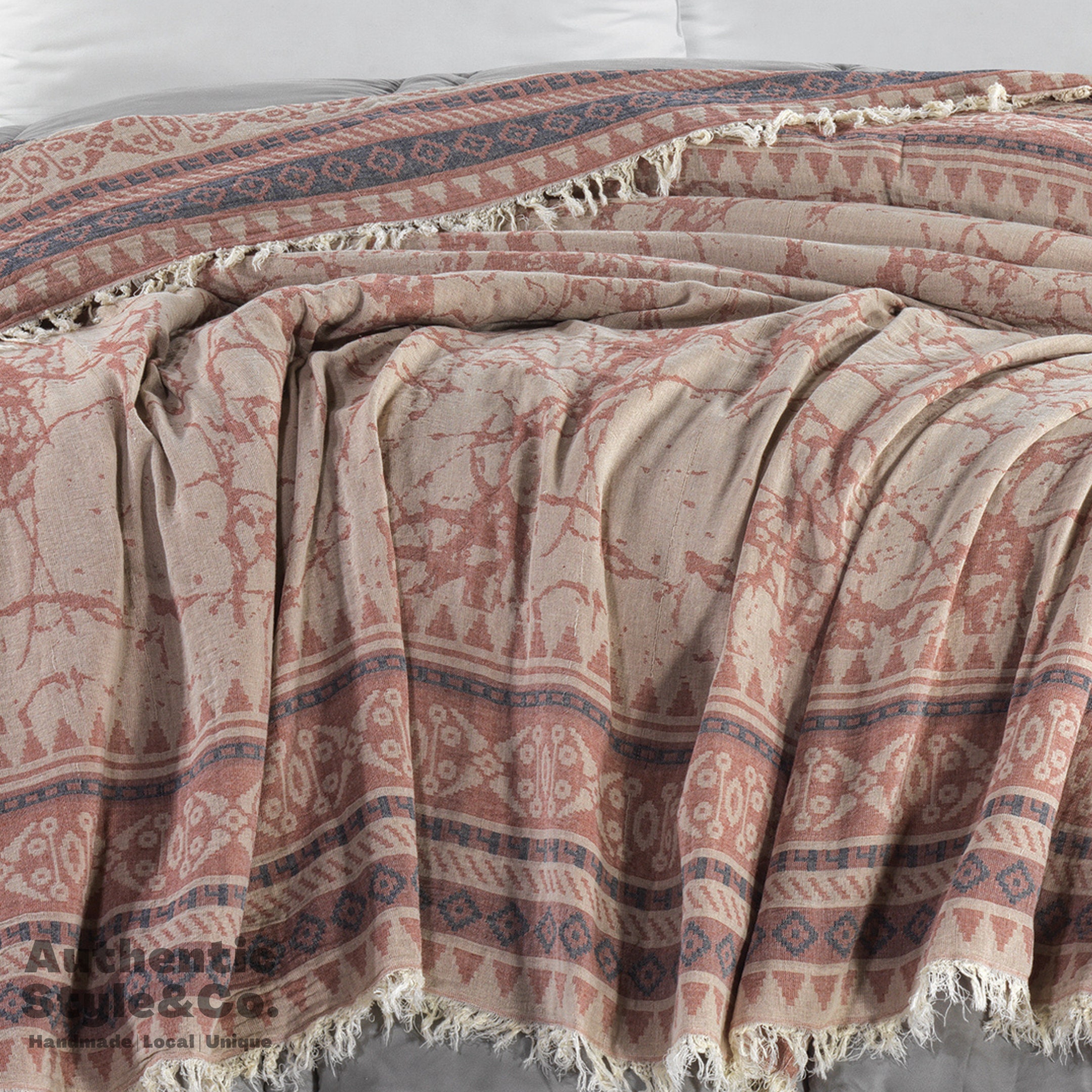 King Size Cotton Blanket & Throw Lightweight King Size Etsy