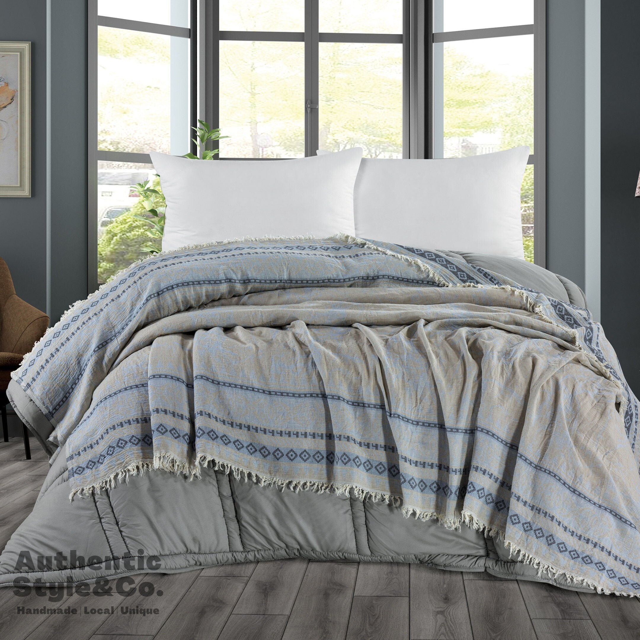 King Size Cotton Blanket & Throw Lightweight Summer Blanket Etsy