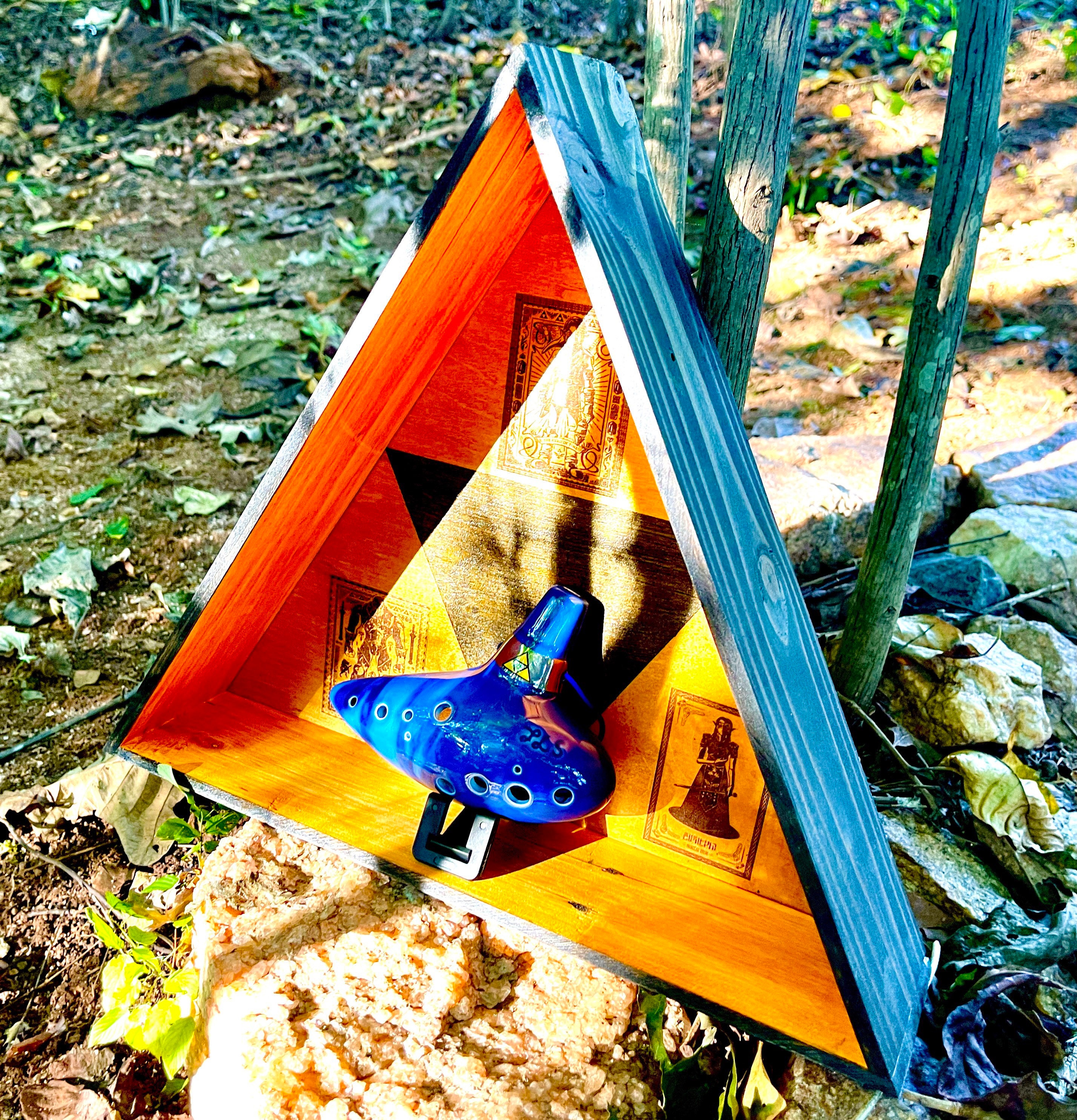 Zelda Triforce, Triangle Display Shelf. - Etsy