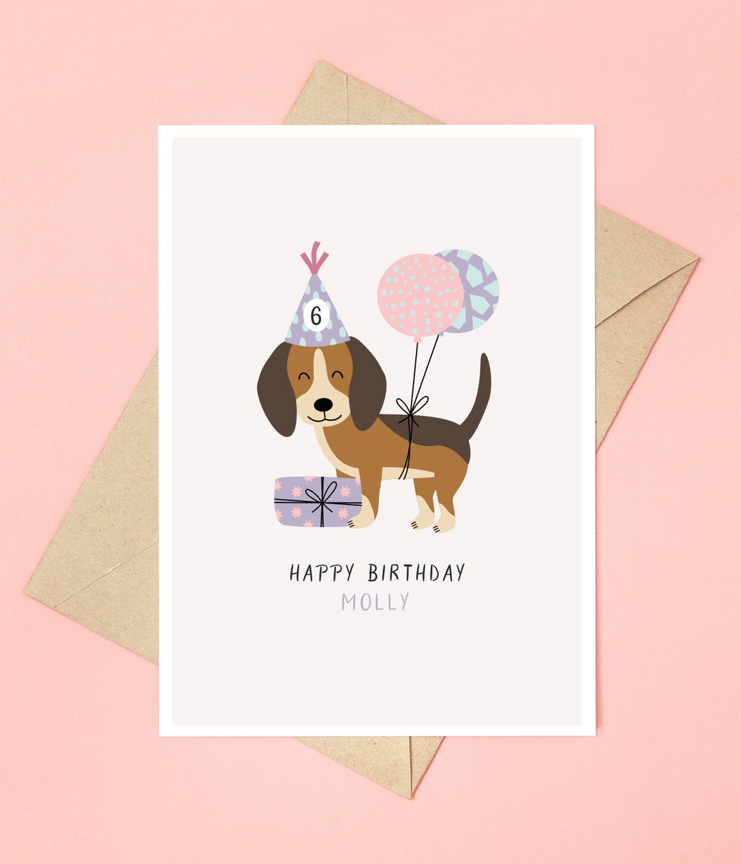 Dog Birthday Card | Dog Birthday | Dog Lover | Funny | Cute | Kids ...