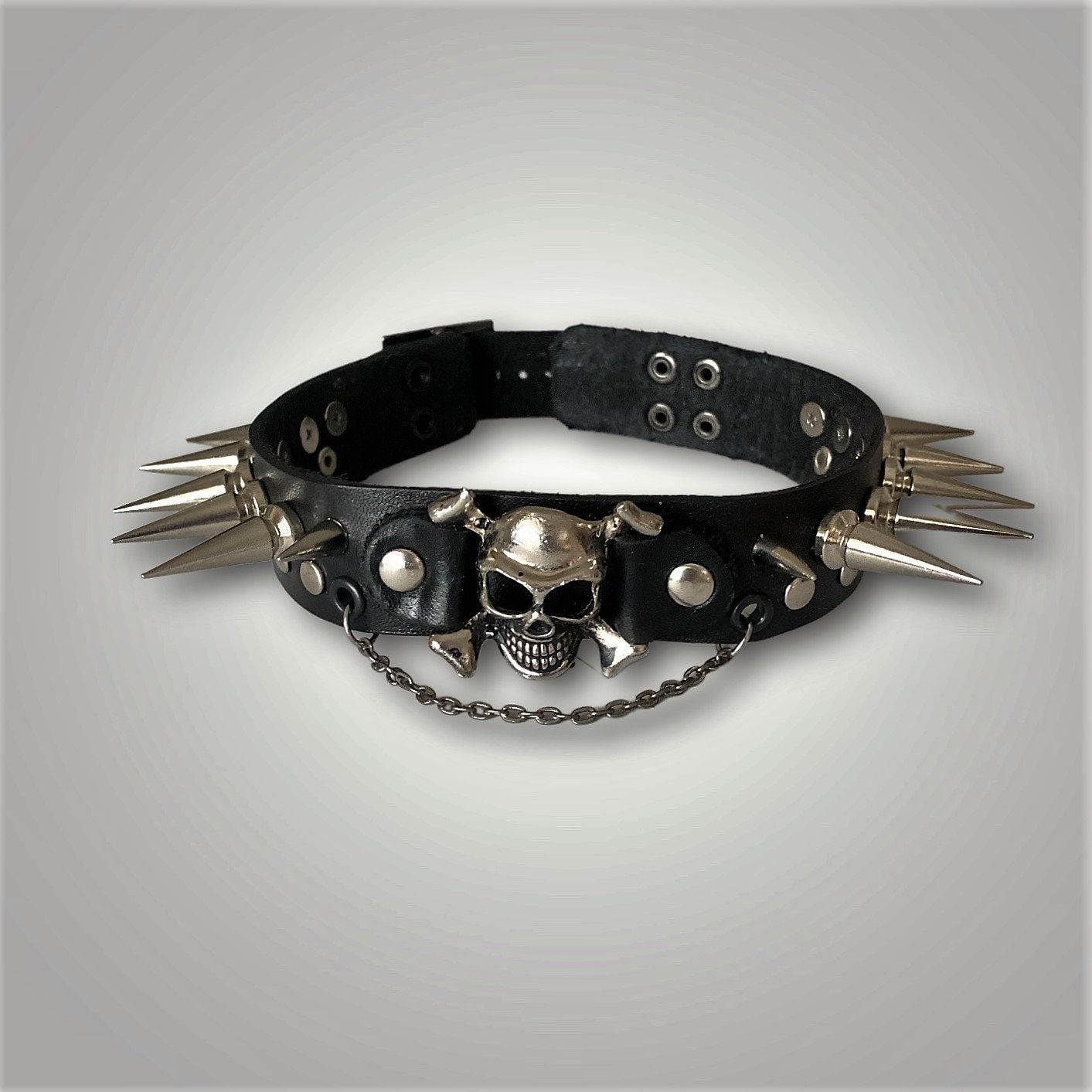 Stannum Leather Plate Necklace – PRY