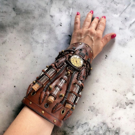 Steampunk Wrist Cuffs Steampunk Wrist Cuffs