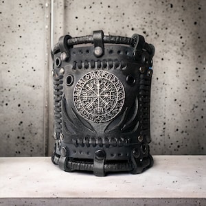 Wikinger Kompass Lederarmband, Skandinavisches Lederarmband, Skandinavisches Echtlederarmband, Wikinger Kompass Lederarmband, Geschenk für Männer und Frauen