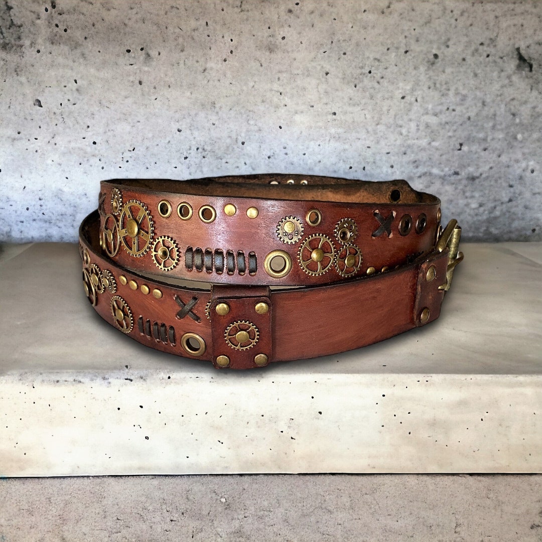 ベルト [MATINKIM]vintage leather belt in dark brown MUSINSA | MATIN KIM VINTAGE LEATHER BELT IN DARK BROWN