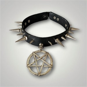 Collier Choker Tour De Cou Femme Cuir Retourné Noir 2mm Et Strass