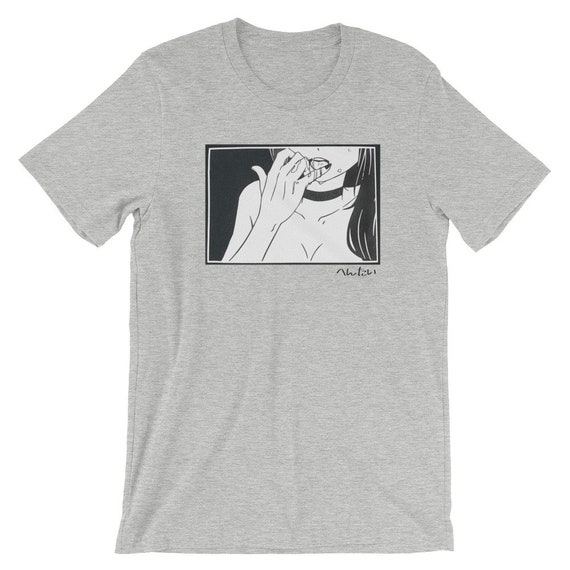 HENTAI DRAWING Unisex T-Shirt - Japanese anime manga porn inspired Tshirts  kawaii Japan Tokyo