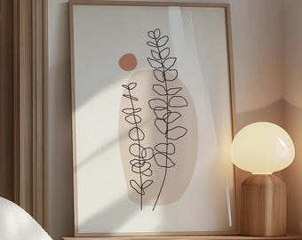 Póster de arte escandinavo con motivos folclóricos noruegos, estampado floral, galería de arte nórdico, decoración para sala de estar.