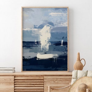 Printable Wall Art, Blue Bedroom Wall Art, Abstract Wall Art, Neutral Wall Art, Abstract Printable Art, Living Room Print