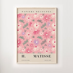 Flower Market Prints, Digital Download, Matisse Flower Poster, Matisse Print, Matisse Cut Out, Matisse Plant, Printable Poster, Tokyo Flower