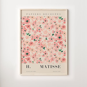 Flower Market Prints, Digital Download, Matisse Flower Poster, Printable Poster Matisse Print, Matisse Cut Out, Matisse Plant, Tokyo Flower