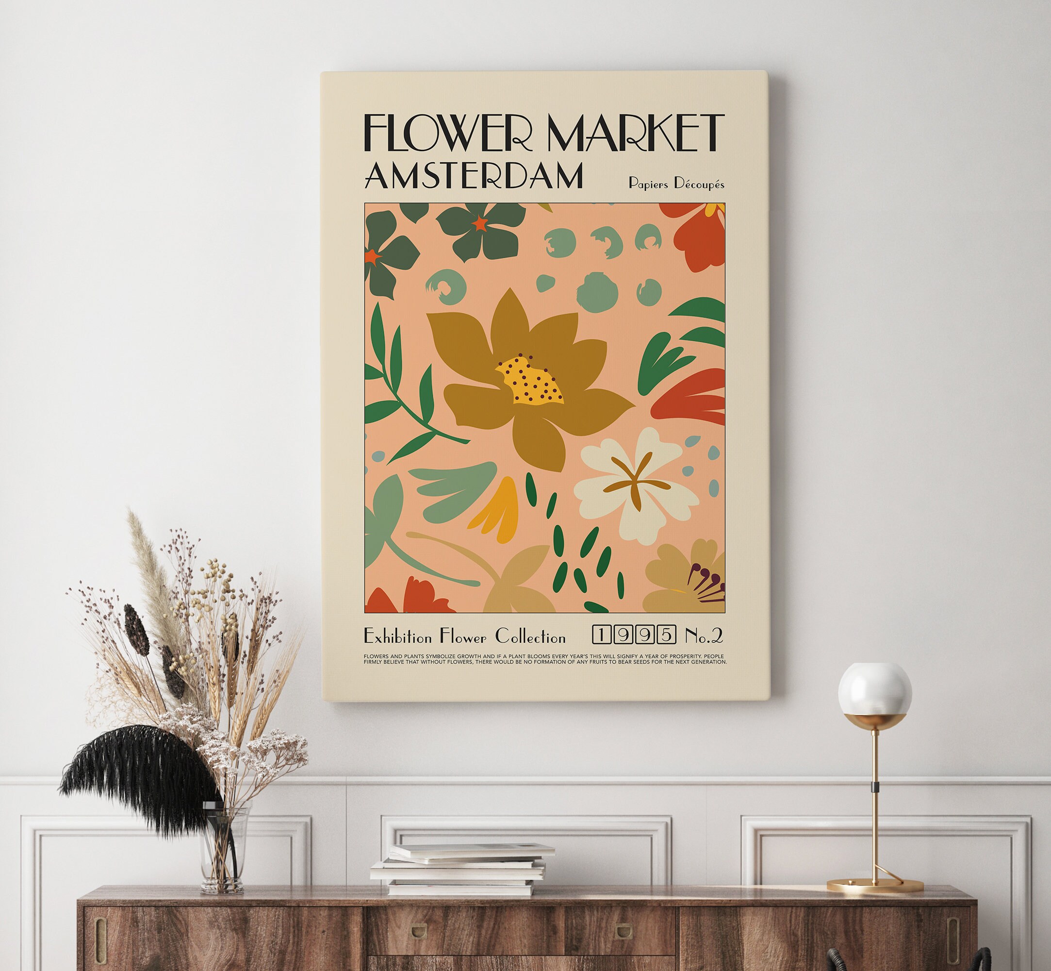 Flower Market Print Flower Market Amsterdam Flower Market - Etsy
