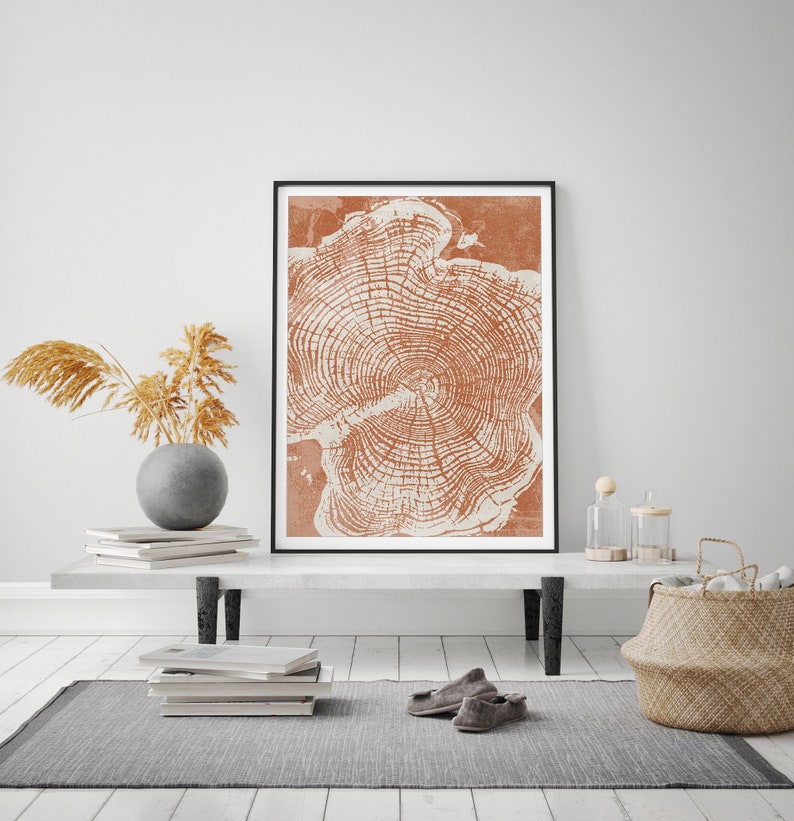 Boho Wall Decor Abstract Bedroom Print Printable Abstract Etsy