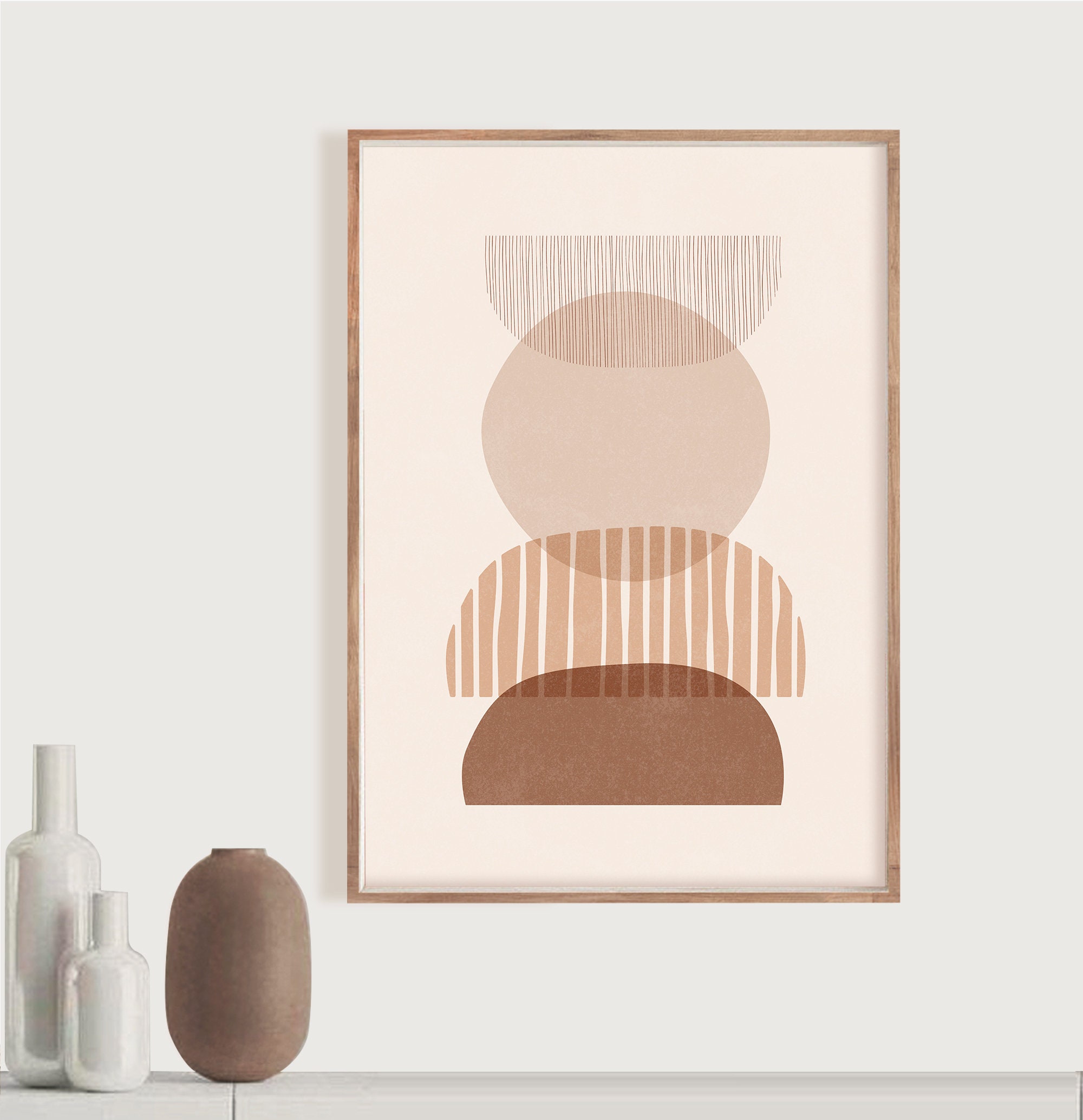 Gallery Wall Art Set Boho Decor Mid Century Modern Prints | Etsy