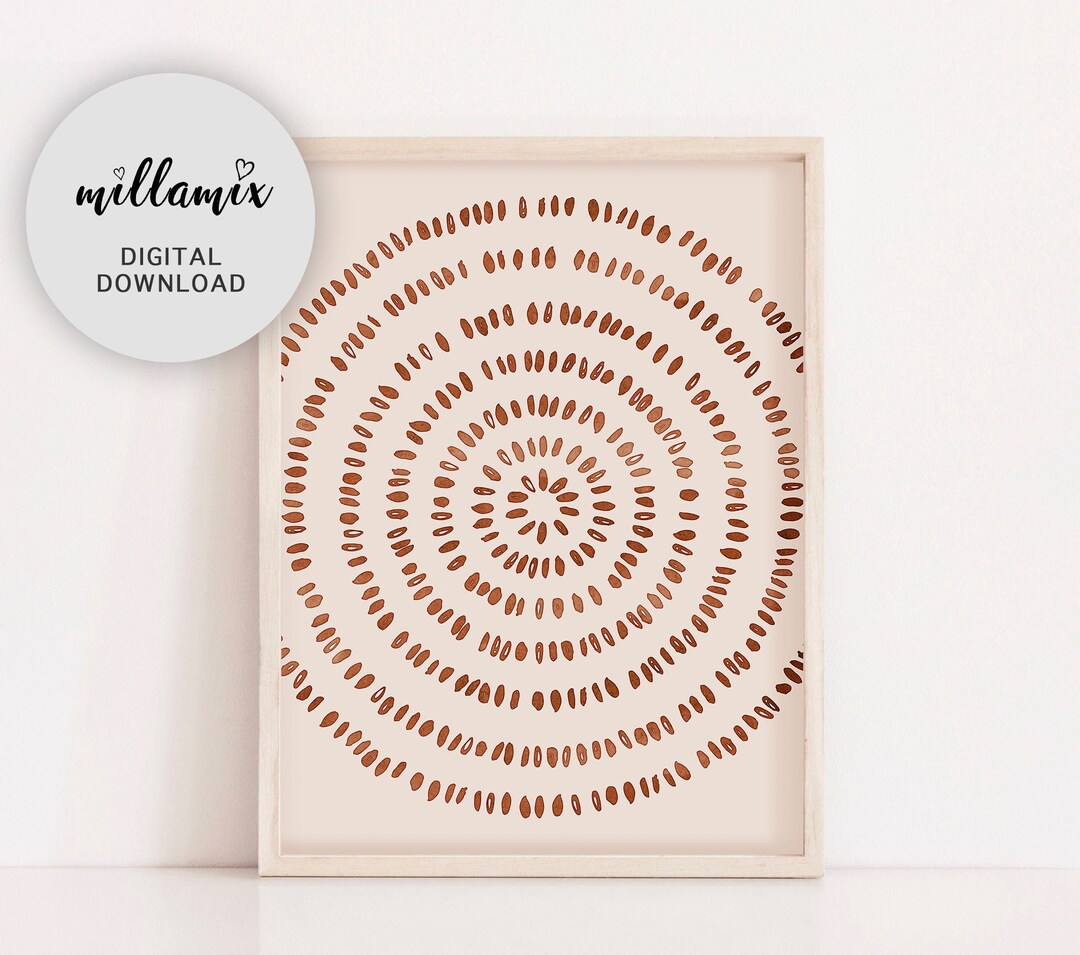 Mid Century Modern Printable Wall Art Digital Print Neutral Wall Art ...