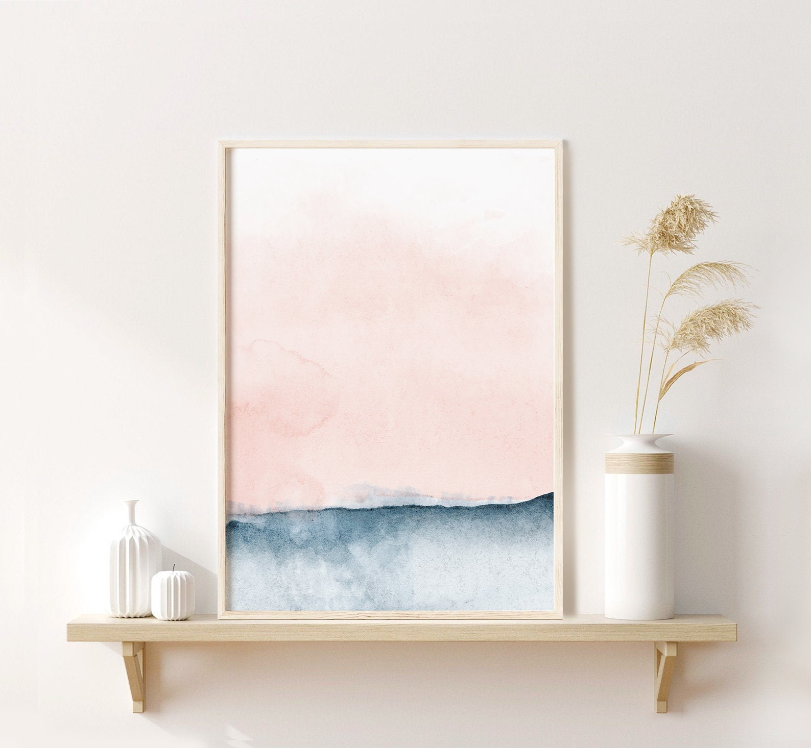 Printable Wall Art Horizontal Wall Art Abstract Printable | Etsy