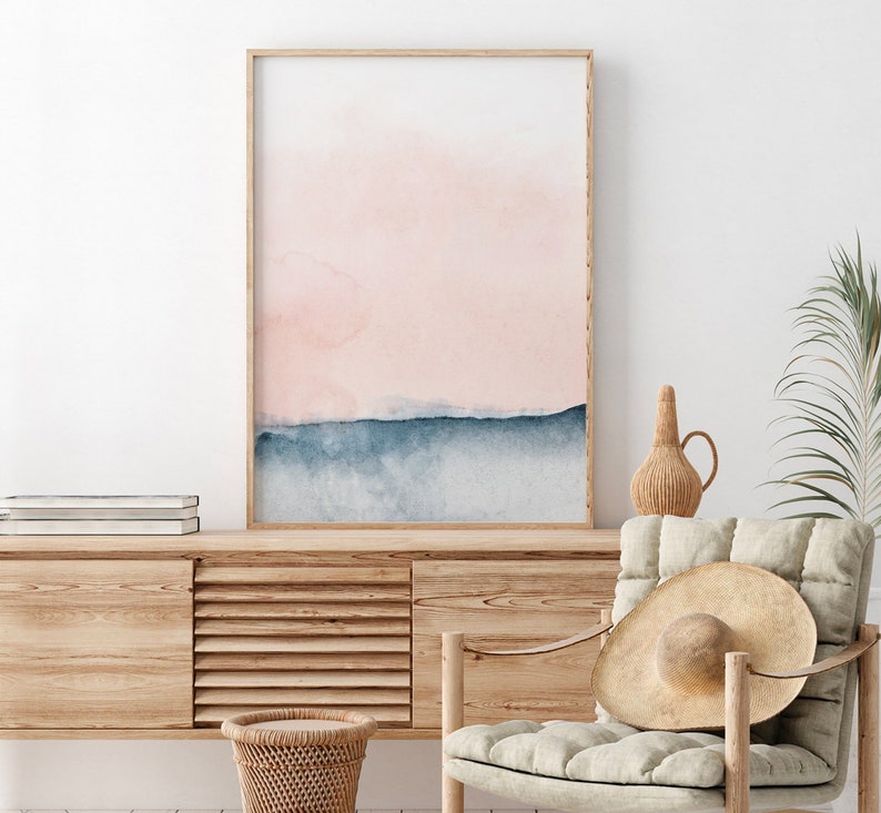 Printable Wall Art Horizontal Wall Art Abstract Printable Etsy