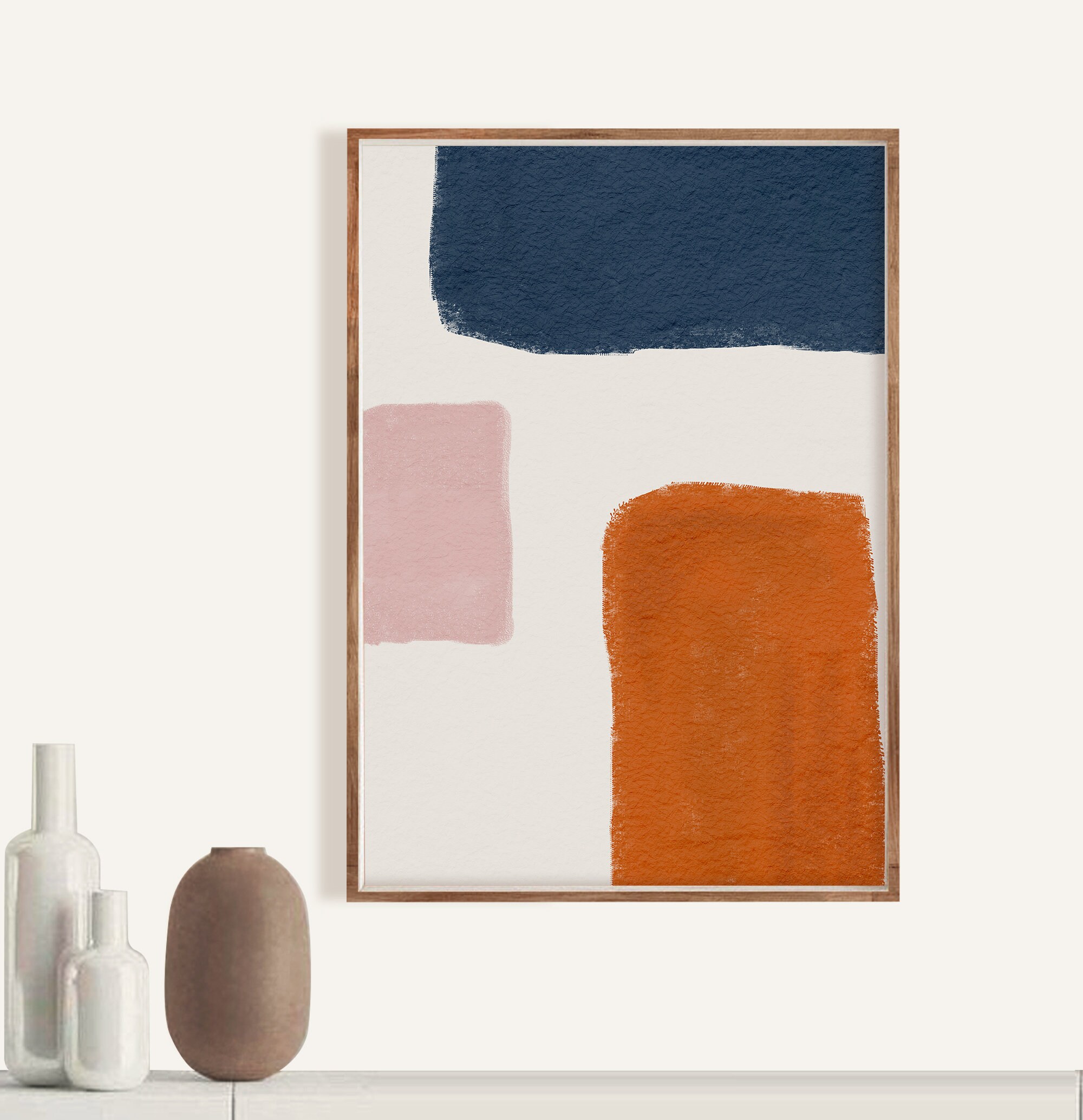 Abstract Wall Art Mid Century Modern Art Print Printable Art | Etsy