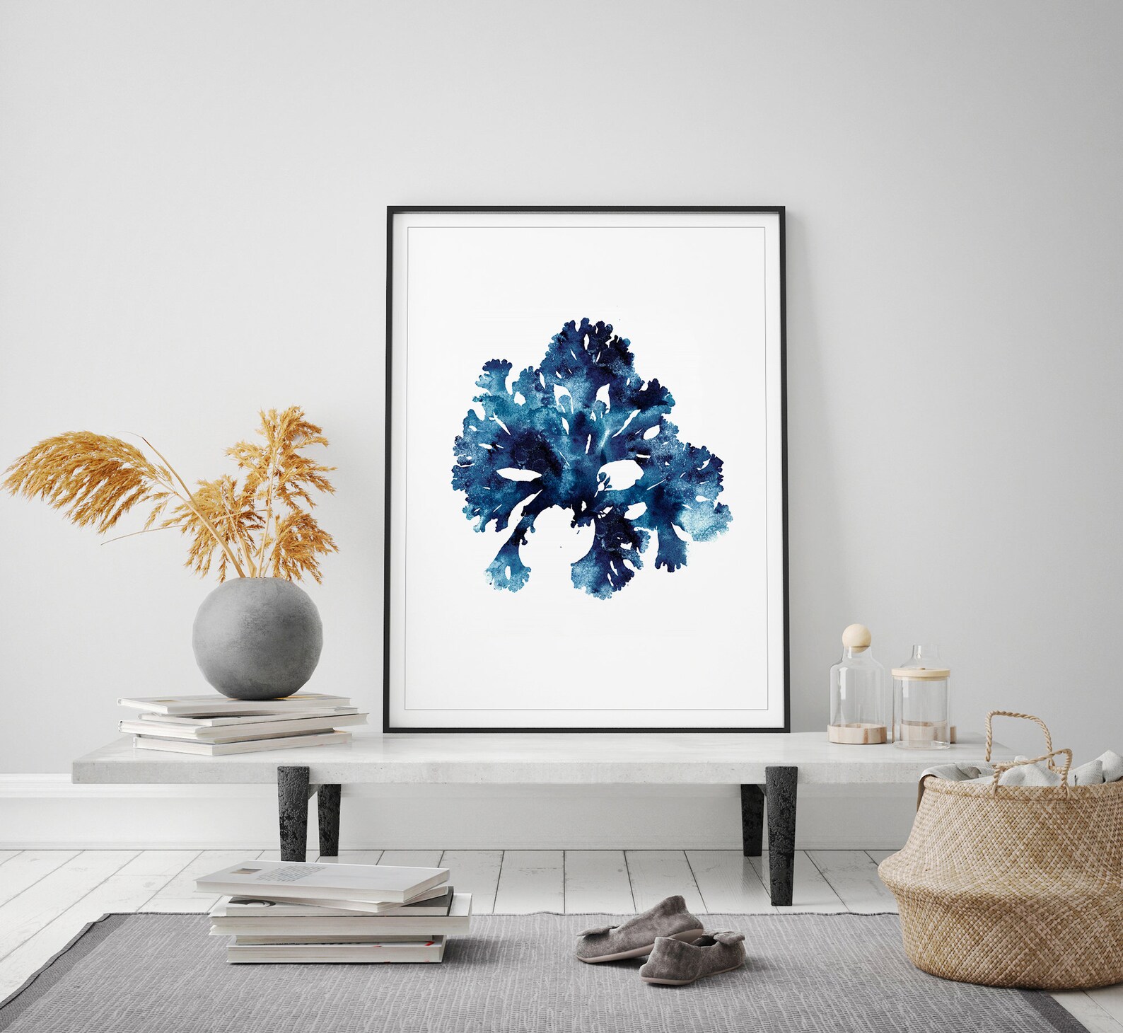 Hamptons Wall Art Set of 3 Prints Sea Coral Print Set Etsy — free download