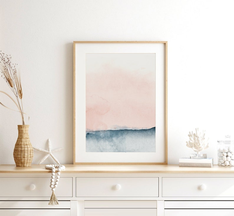 Printable Wall Art Horizontal Wall Art Abstract Printable Etsy