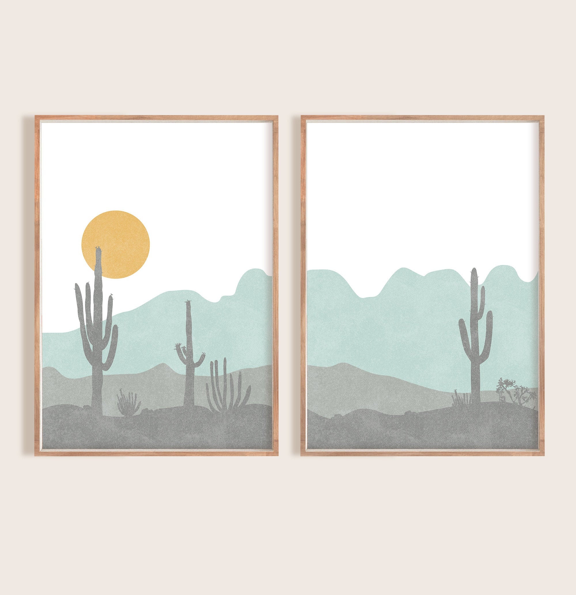 Prints Art & Collectibles Abstract Desert Art Desert Art Print Mountain Desert Instant Digital