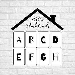 Chunky Letters ABC Flashcards | Letters Flashcards