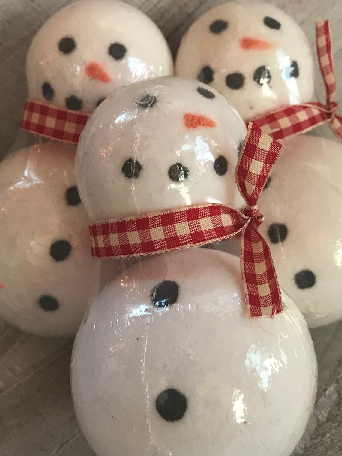 Snowman Bath Bomb Gift Set Christmas Bath bomb Gift Kids Etsy