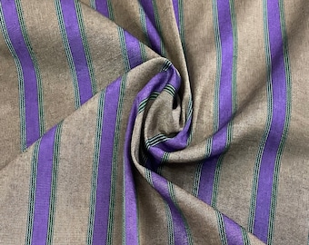 Striped Multicolor 19" wide Woven fabric