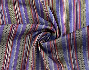 Multicolor design woven kutnu fabric