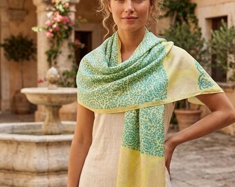 Kelaghayi Silk scarf-R51