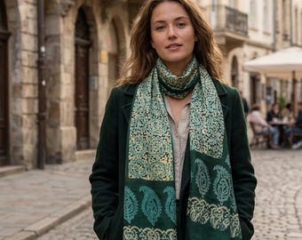 Kelaghayi Silk scarf-R42