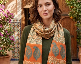 Kelaghayi Silk scarf-R49