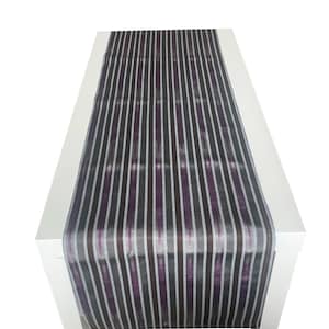 Multicolor tie-dye woven table runner. Size: 16.5” x 70”
