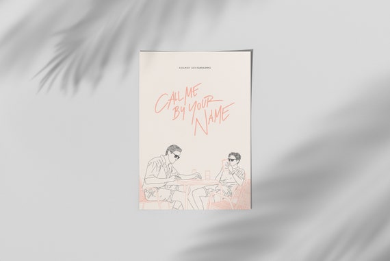 Call Me By Your Name Movie Poster Print Etsy Call Me By Your Name Movie Poster Print Etsy
