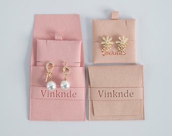 Personalized Microfiber Jewelry Pouch with Insert Card